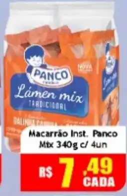 Supermercado Kibe Macarrão inst. panco mix tradicional oferta