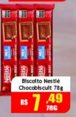 Supermercado Kibe Biscoito Nestlé Chocobiscuit oferta