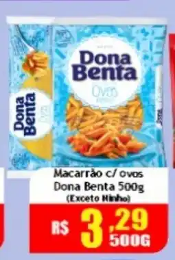 Supermercado Kibe Macarrão c/ ovos dona benta oferta