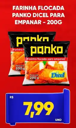 Tatico Farinha flocada panko dicel para empanar oferta