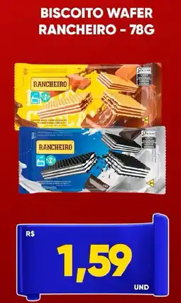 Tatico Biscoito wafer rancheiro oferta