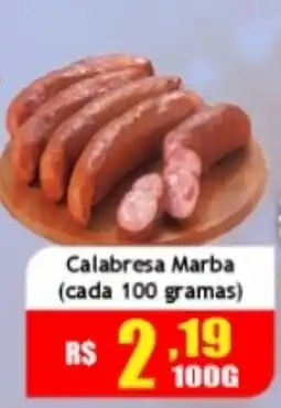 Supermercado Kibe Calabresa Marba oferta