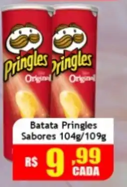 Supermercado Kibe Batata pringles sabores oferta