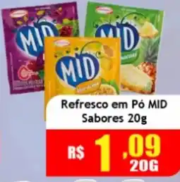 Supermercado Kibe Refresco em Pó Mid oferta