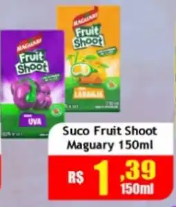 Supermercado Kibe Suco fruit shoot maguary oferta