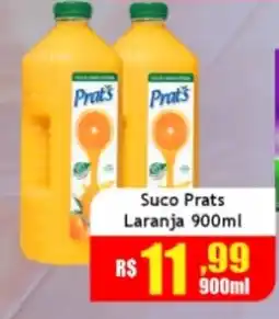 Supermercado Kibe Suco Prats Laranja oferta
