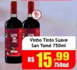 Supermercado Kibe Vinho Tinto Suave San Tomé oferta