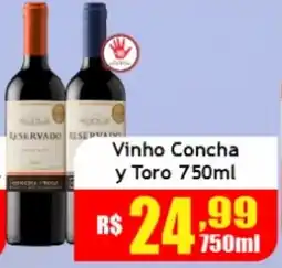 Supermercado Kibe Vinho Concha y Toro oferta