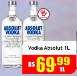 Supermercado Kibe Vodka absolut 1l oferta