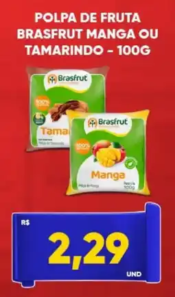 Tatico Polpa de fruta brasfrut manga ou tamarindo oferta