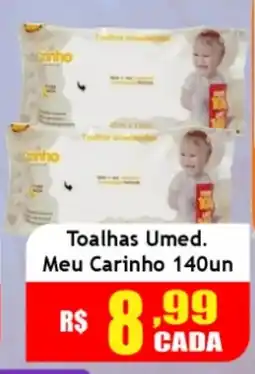 Supermercado Kibe toalhas umed. meu carinho oferta