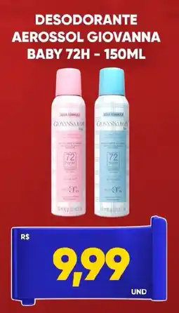 Tatico Desodorante aerossol giovanna baby 72h oferta