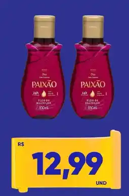 Tatico Óleo de corpo paixão flor de baunilha oferta
