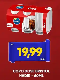 Tatico copo dose bristol nadir oferta