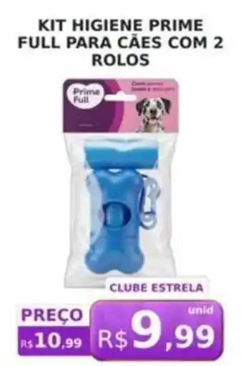 Kit higiene prime full para cães com 2 rolos