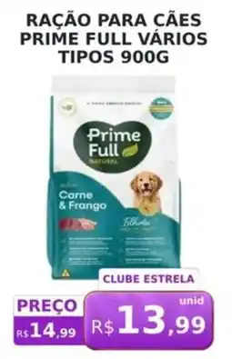 Supermercado Estrela Azul Ração para cães prime full vários tipos oferta