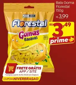 Brasão Supermercados Bala Goma Florestal oferta