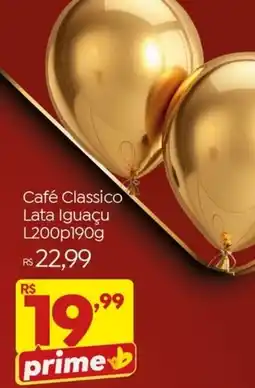 Brasão Supermercados Café Classico Lata Iguacu oferta