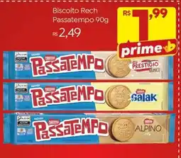 Brasão Supermercados Biscoito Rech Passatempo oferta
