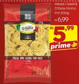 Brasão Supermercados Massa caseira d'italia ninho oferta