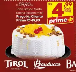 Brasão Supermercados Torta Brasão Marta Rocha [exceto mini] oferta