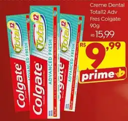 Brasão Supermercados Creme Dental Total12 Adv Fres Colgate oferta