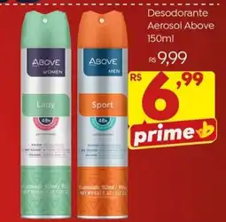 Brasão Supermercados Desodorante Aerosol Above oferta