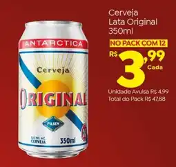 Brasão Supermercados Cerveja lata original oferta