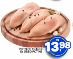Juzan Peito de frango s/ osso pct kg oferta