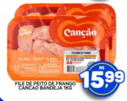 Juzan file de peito de frango cancao bandeja oferta