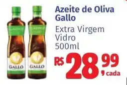 Camiño supermercados Azeite de Oliva Gallo Extra Virgem Vidro oferta