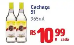 Camiño supermercados Cachaça 51 oferta