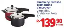 Camiño supermercados Panela de Pressão Tramontina Vancouver oferta