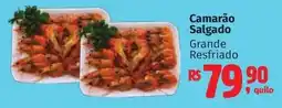 Camiño supermercados Camarão Salgado Grande oferta