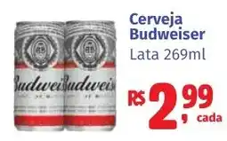 Camiño supermercados Cerveja Budweiser oferta