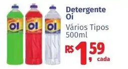 Camiño supermercados Detergente Oi Vários Tipos oferta