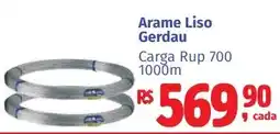 Camiño supermercados Arame Liso Gerdau oferta