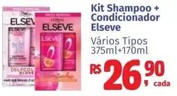 Camiño supermercados Kit Shampoo + Condicionador Elseve oferta