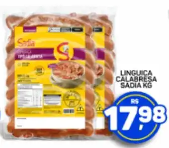 Linguiça calabresa sadia kg