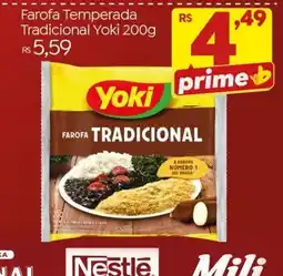 Brasão Supermercados Farofa temperada tradicional yoki oferta