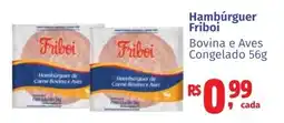 Camiño supermercados Hambúrguer friboi bovina e aves oferta