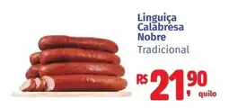 Camiño supermercados Linguiça Calabresa Nobre Tradicional oferta