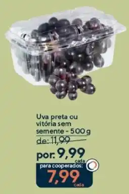Coop Uva preta ou vitória sem semente oferta