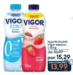 Coop logurte líquido vigor sabores oferta