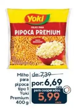 Coop Milho para pipoca tipo 1 Yoki Premium oferta