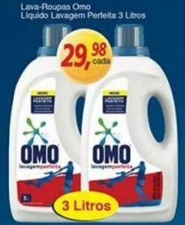 Supermercados Guanabara Lava roupas Omo Liquido lavagem Perfeito 3L oferta