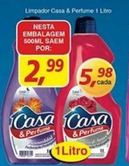 Supermercados Guanabara Limpador Casa & Perfume 500ml oferta