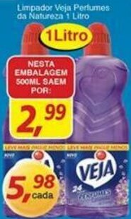 Supermercados Guanabara Limpador Veja Perfumes da Natureza 1L oferta