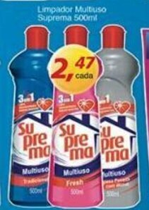 Supermercados Guanabara Limpador Multiuso Suprema 500ml oferta
