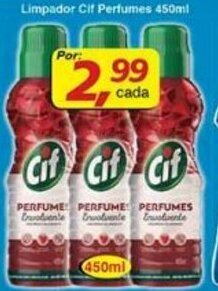 Supermercados Guanabara Limpador Cif Perfumes 450ml oferta
